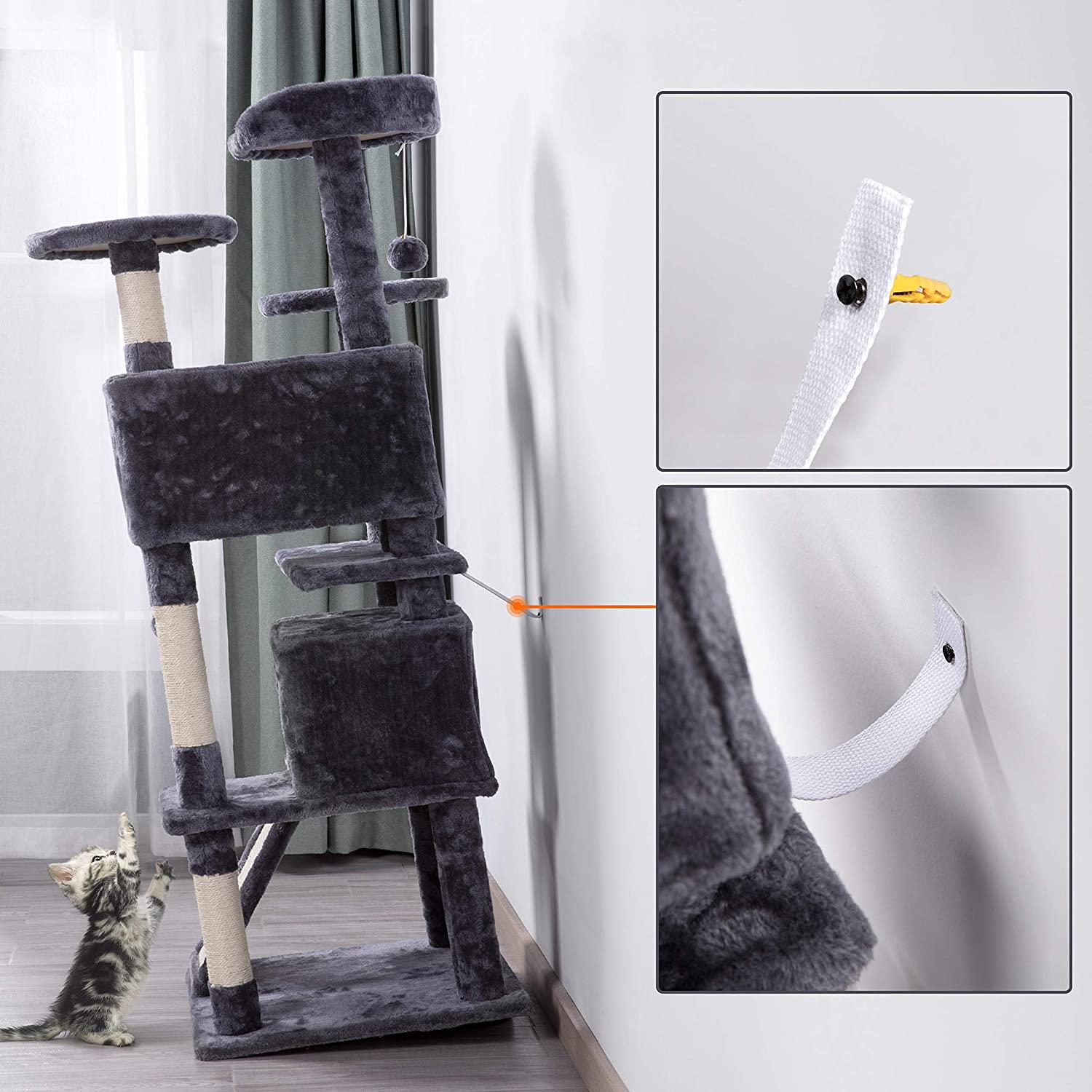 Modern Luxury Cat Climbing Fra - Sustainable Living Model ulasan dan harga